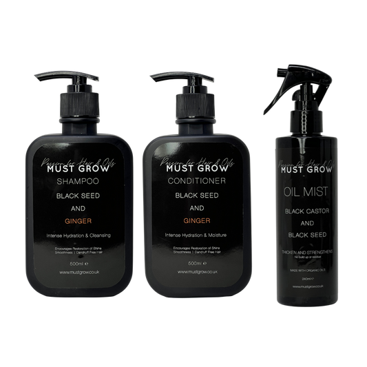 Black Castor & Black Seed - Oil Mist Hair Care Kit