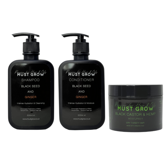 Black Castor & Hemp - Hair Care Kit
